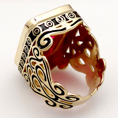 نصف جنيه ذهب عيار 21 من لازوردى Lazurde 30660