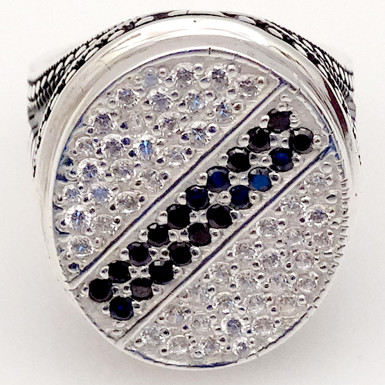 فضة خاتم رجالى من Genius Gold 10375