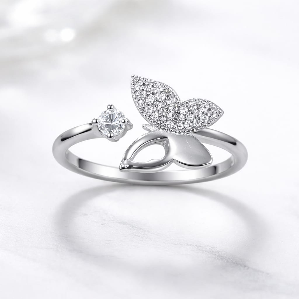 خاتم حريمى فضة عيار 925 1250