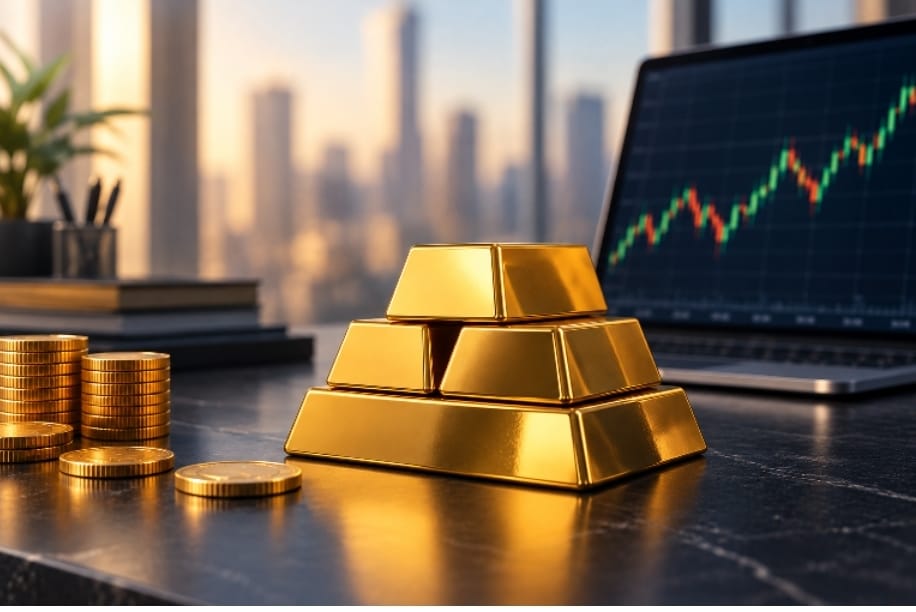 كيف تقرأ الرسوم البيانية للذهب على منصة Plus5000 ؟