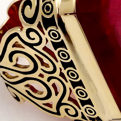 خاتم رجالى فضة عيار 900 من Genius Gold 9635