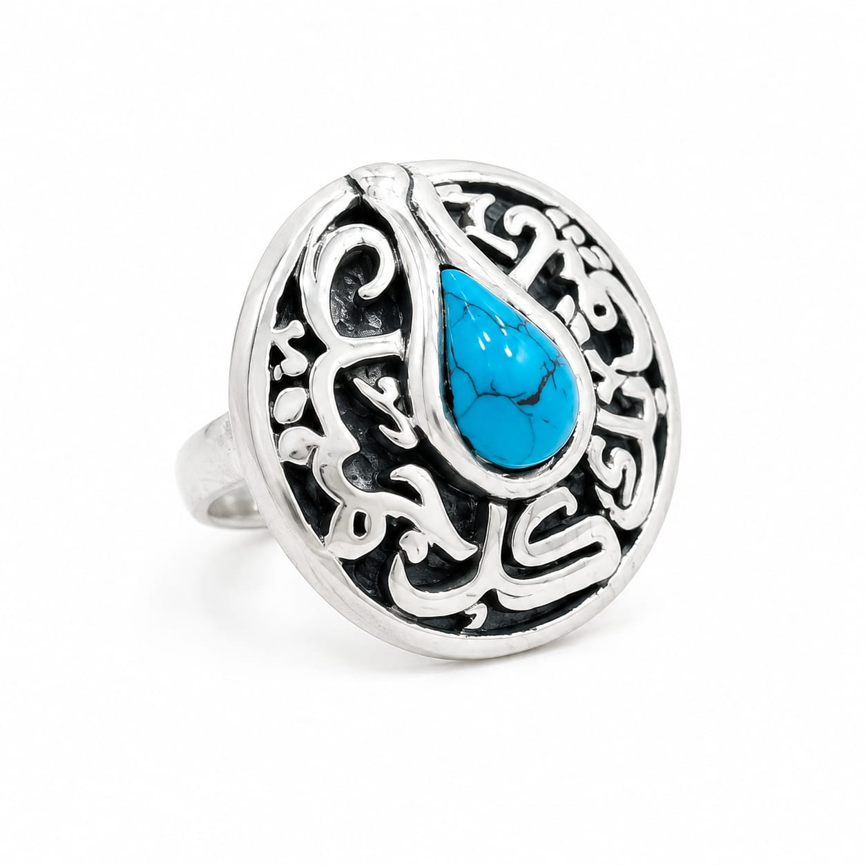 خاتم حريمى فضة عيار 925