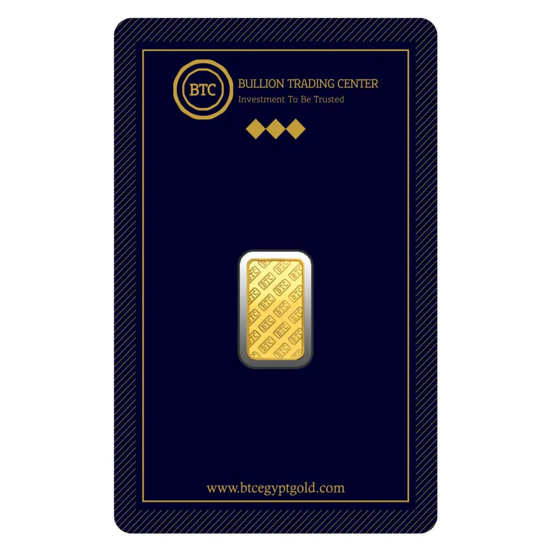 خمسة جنيه ذهب عيار 21 من بي تي سي BTC 298035