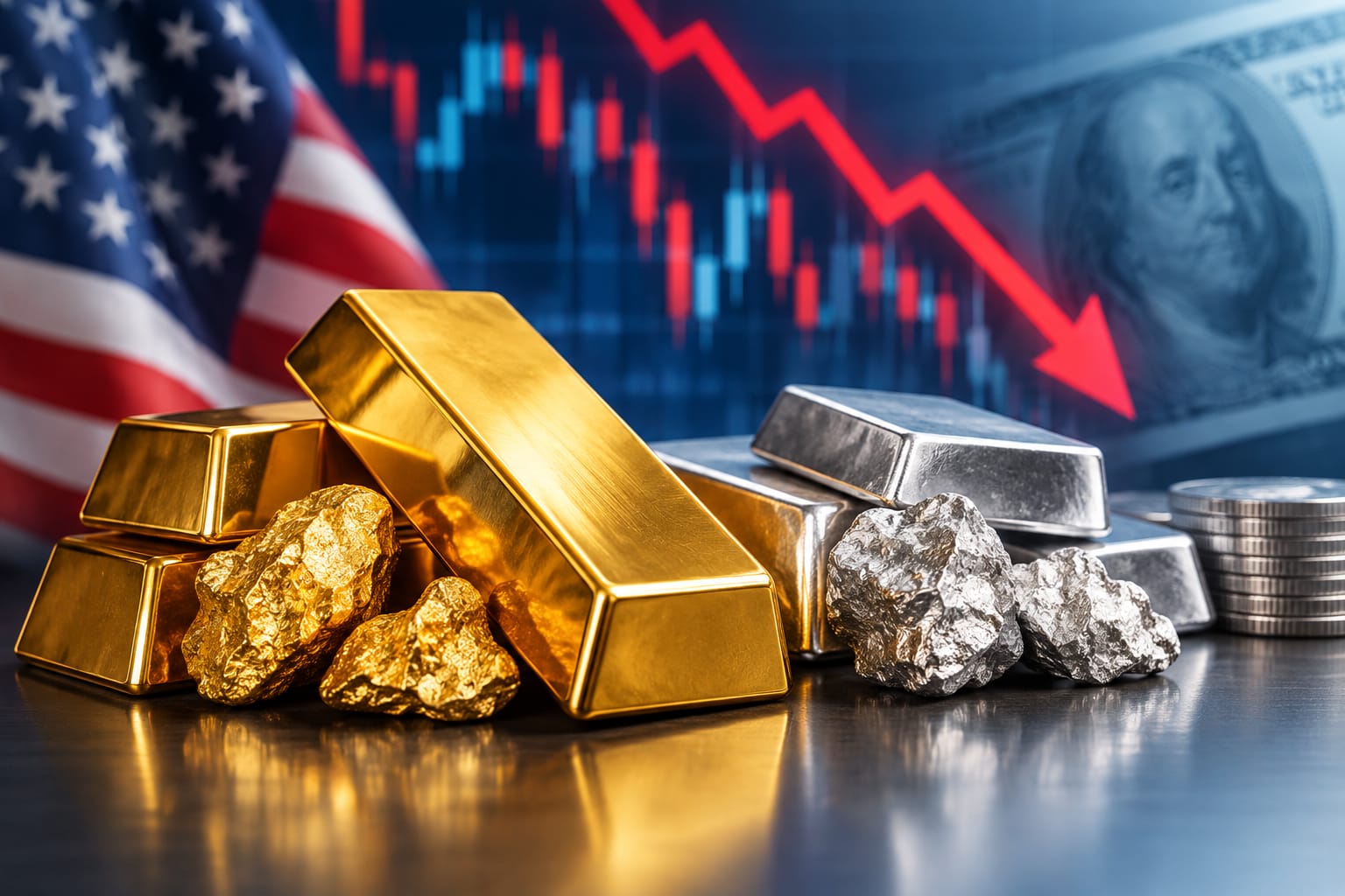 الذهب يواصل خسائره الحادة.. الأوقية تهبط 4% إلى 4114 دولارًا مع صعود الدولار وعوائد السندات