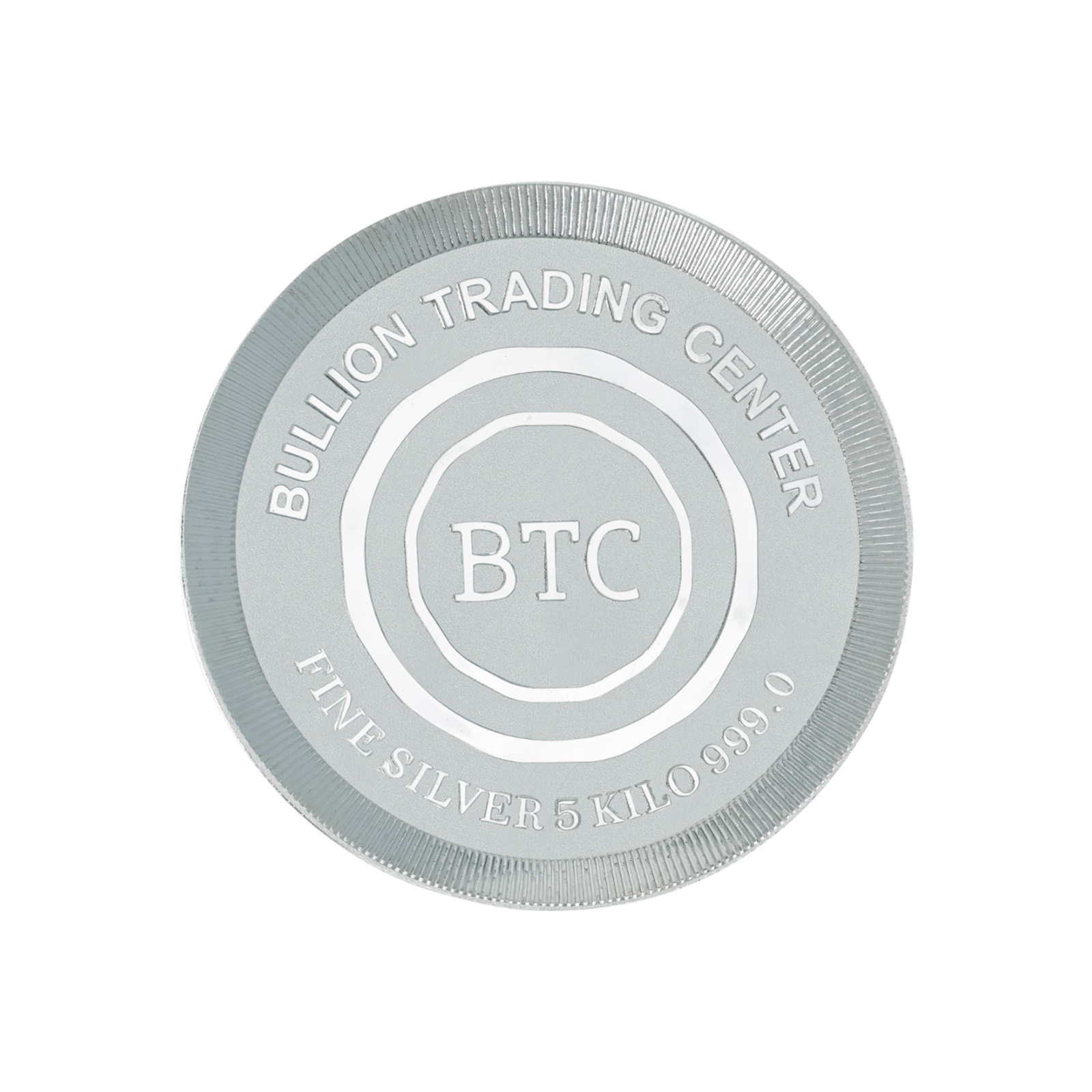 سبيكة فضة عيار 999 من بي تي سي BTC
