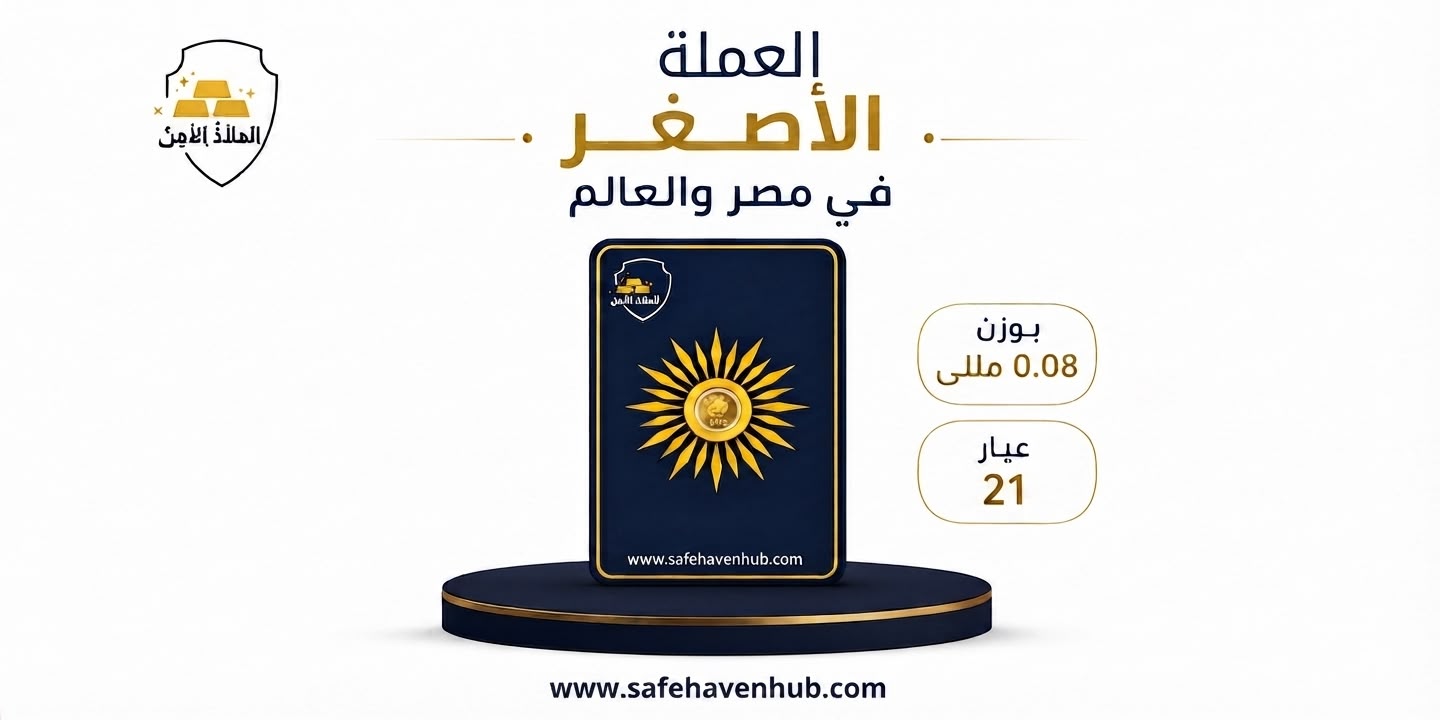 «مركز الملاذ الآمن» يطلق «سهم».. أصغر كوين عيار 21 في مصر بوزن 8 ملليجرام